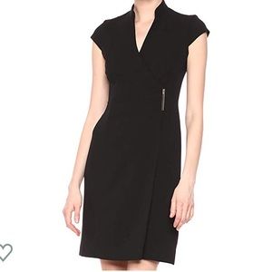 Size 8 Cap Sleeve Calvin Klein Wraparound dress
